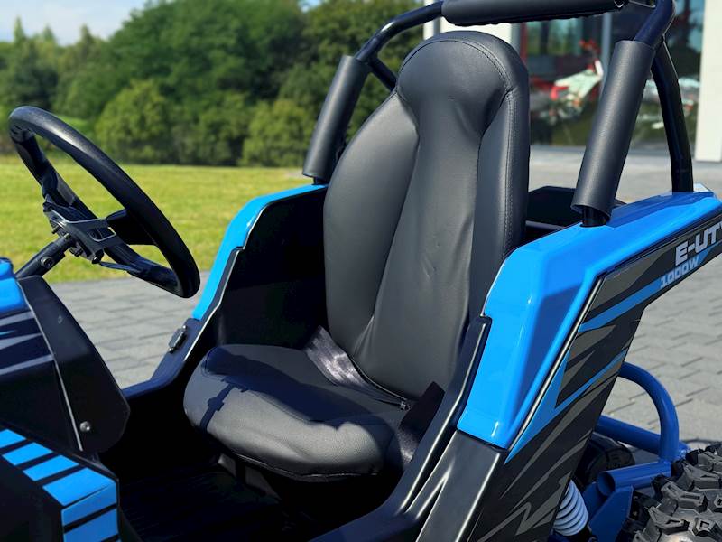 MINI E-UTV XTR 1000W • Pojemność: 1000W • Kolor: Czarno/niebieski