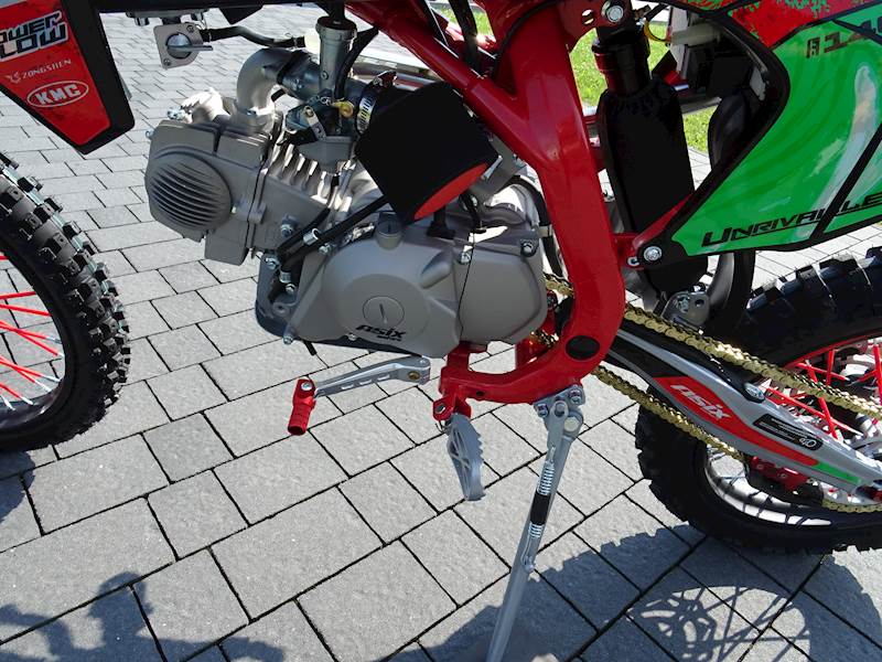 CROSS ASIX DT 140CC E-START 19/16 • Kolor: Czerwono/zielony