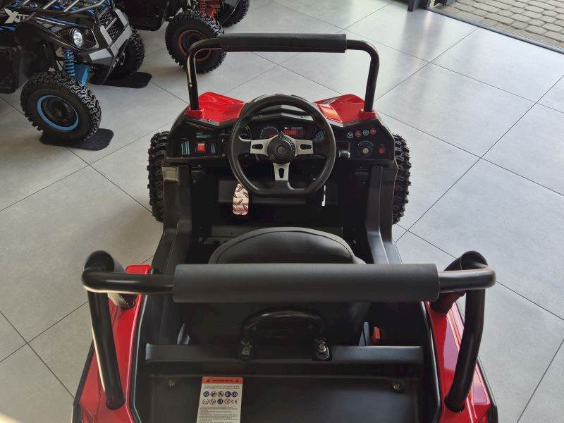 MINI E-UTV XTR 1000W • Pojemność: 1000W • Kolor: Czarno/czerwony