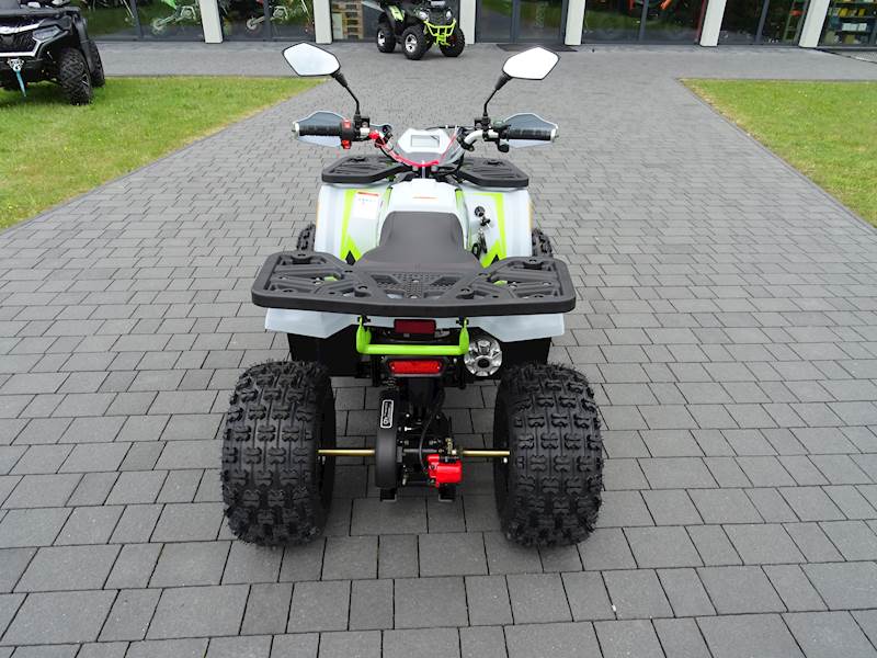 QUAD ASIX HUNTER 125 8 1+1 SZARO-LIMONKOWY • QUAD ASIX HUNTER 125CC 8" 1+1 • Kolor: Szaro/limonkowy