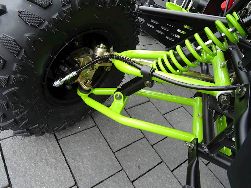 QUAD XTR 008/8 PRO 125 KOŁA 8" 3+1 • Kolor: Czarno/limonkowy