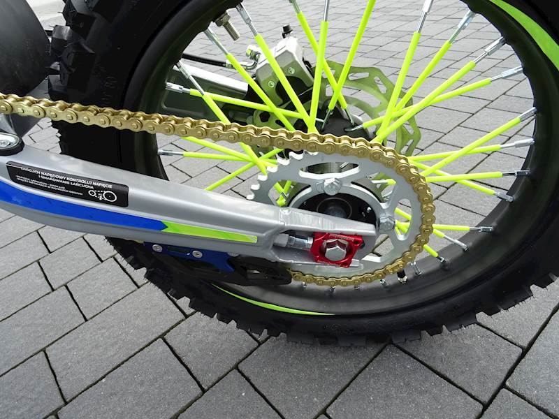 CROSS ASIX DT 140CC E-START 19/16 • Kolor: Niebiesko/limonkowy