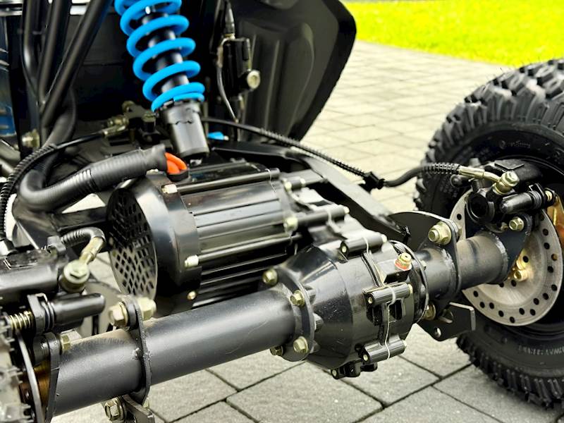 QUAD XTR E-005/7 PRO RAPTOR Elektryczny 1200W/48V 1+1 CZARNO-NIEBIESKI