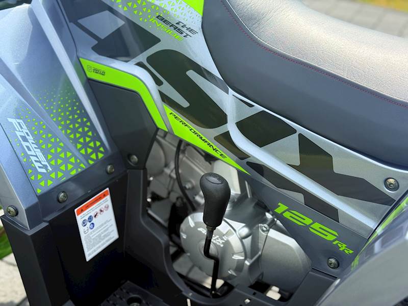 ASIX FOURCRAFT ALU 125CC 1+1 • Kolor: Szaro/limonkowy • Rodzaj skrzyni: Automat