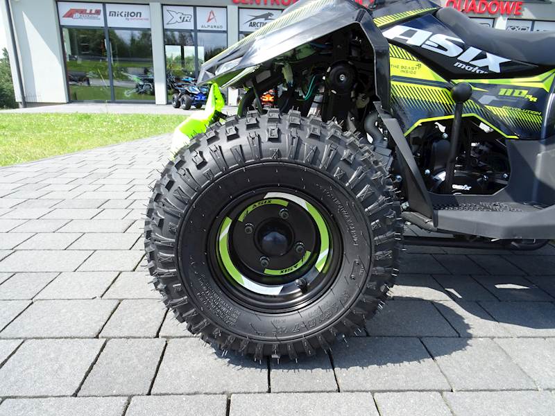 QUAD ASIX MUDDY A2 110 7 1+1 • Kolor: Czarno/limonkowy