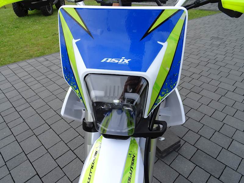 CROSS ASIX DT 140CC E-START 19/16 • Kolor: Niebiesko/limonkowy