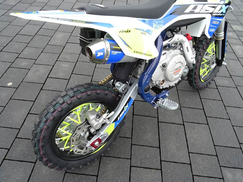 CROSS ASIX DK60 10/10 AUTO E-START • Kolor: Niebiesko/limonkowy