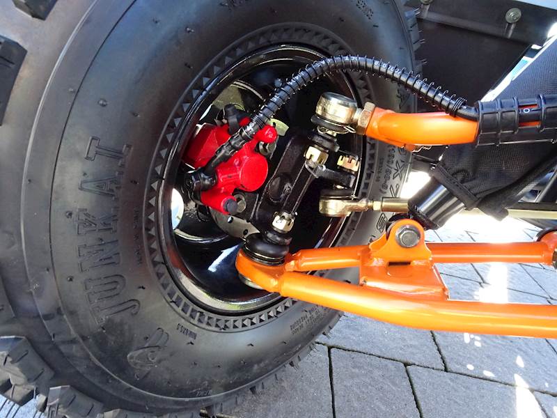 ASIX FOURCRAFT ALU 125CC • Kolor: Niebiesko/pomarańczowy • Rodzaj skrzyni: Półautomat