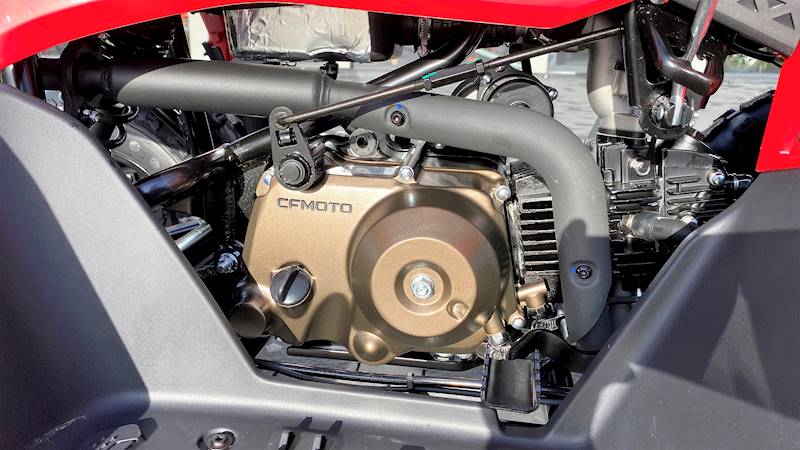 CFMOTO 110CC CZERWONY 10"/8"