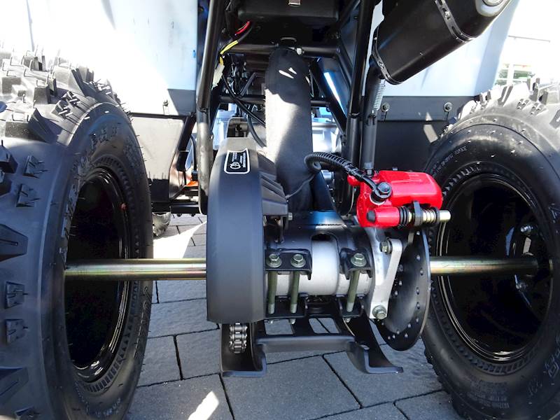 ASIX FOURCRAFT ALU 125CC • Kolor: Niebiesko/pomarańczowy • Rodzaj skrzyni: Półautomat