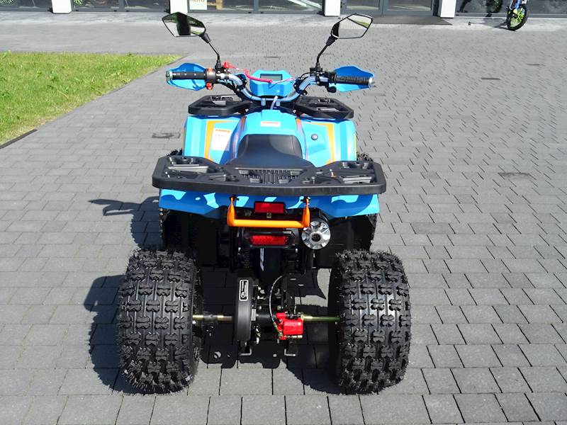 QUAD ASIX HUNTER 125CC 8" 1+1 NIEBIESKO-POMARAŃCZOWY • QUAD ASIX HUNTER 125CC 8" 1+1 • Kolor: Niebieski