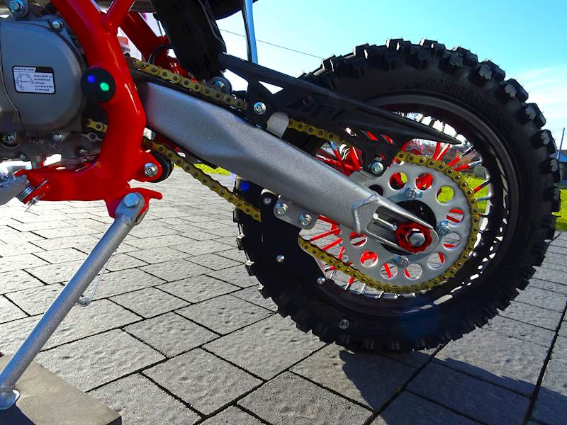 CROSS ASIX XB28 E-START 14/12 125CC • Kolor: Czerwono/niebieski