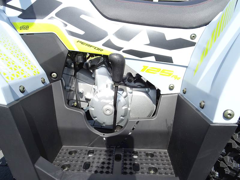 ASIX FOURCRAFT ALU 3+1 125CC • Kolor: Szaro/limonkowy • Rodzaj skrzyni: Półautomat