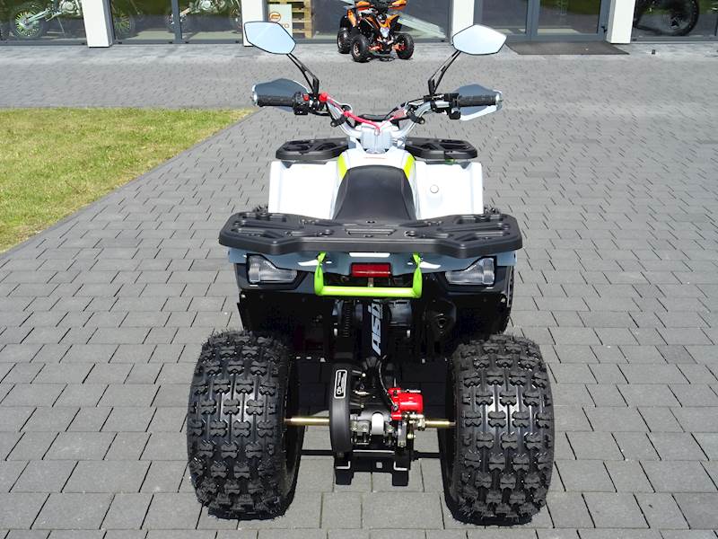 ASIX FOURCRAFT ALU 3+1 125CC • Kolor: Szaro/limonkowy • Rodzaj skrzyni: Półautomat