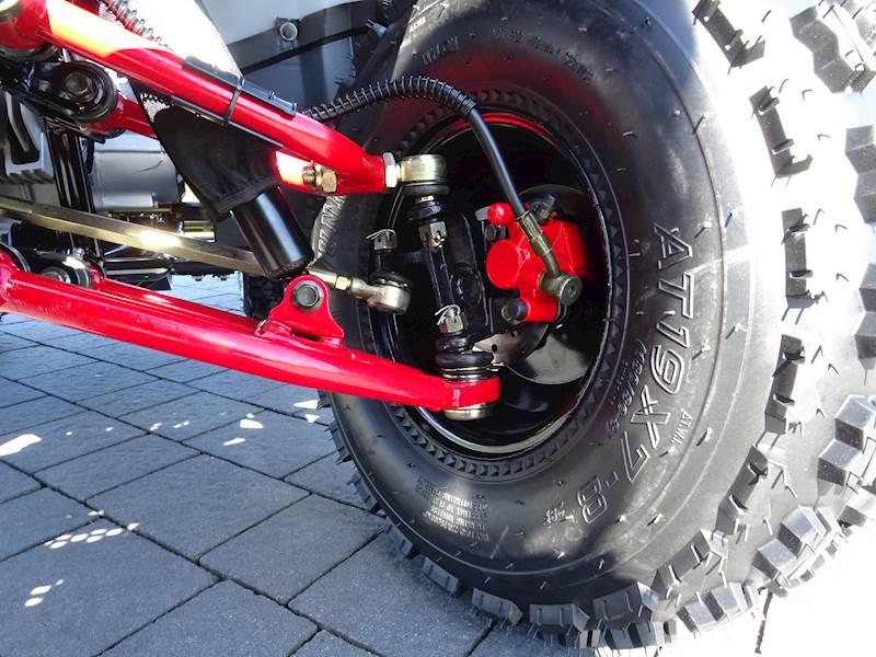 QUAD ASIX HUNTER 125 8 1+1 PIASKOWO-CZERWONY • QUAD ASIX HUNTER 125CC 8" 1+1 • Kolor: Czerwony