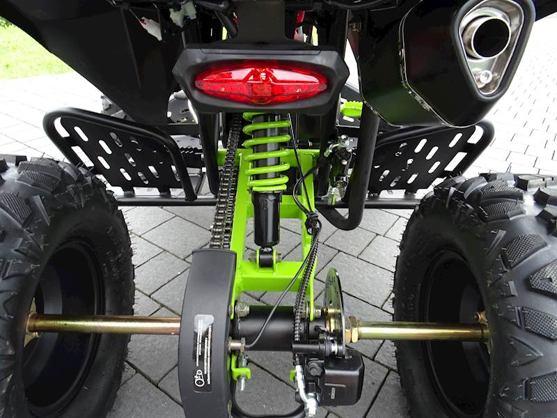 QUAD XTR 008/8 PRO 125 KOŁA 8" 3+1 • Kolor: Czarno/limonkowy