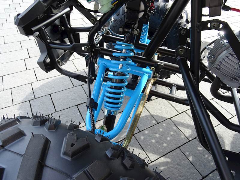 QUAD XTR 008/8 PRO 125 KOŁA 8" 3+1 • Kolor: Czarno/niebieski