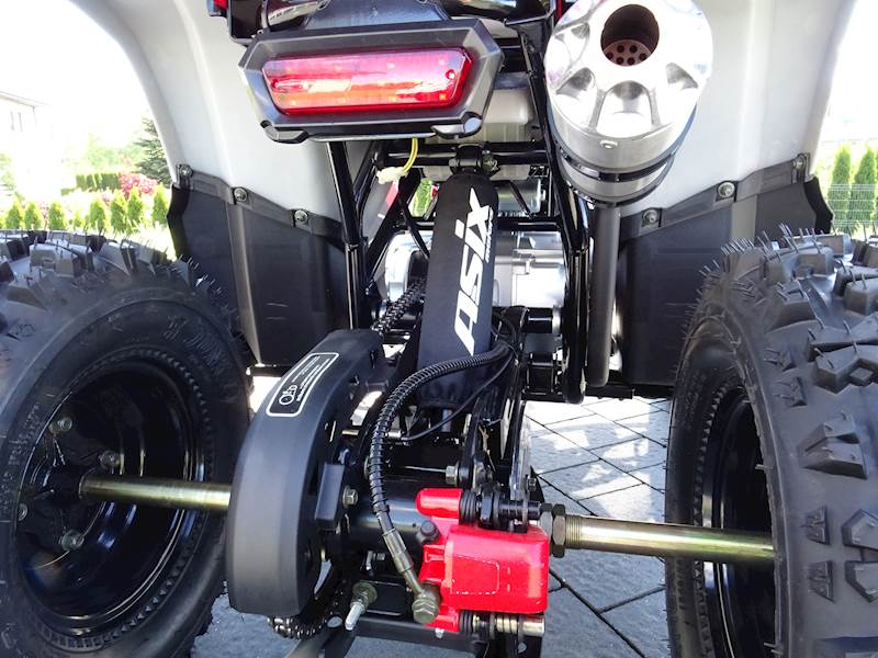 QUAD ASIX HUNTER 125 8 1+1 PIASKOWO-CZERWONY • QUAD ASIX HUNTER 125CC 8" 1+1 • Kolor: Czerwony