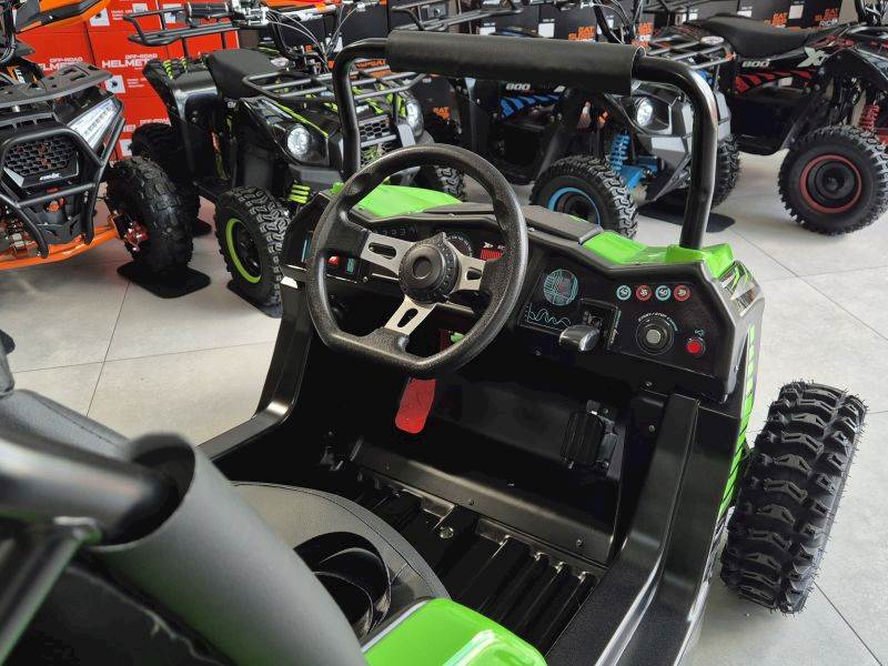 MINI E-UTV XTR 1000W • Pojemność: 1000W • Kolor: Czarno/zielony