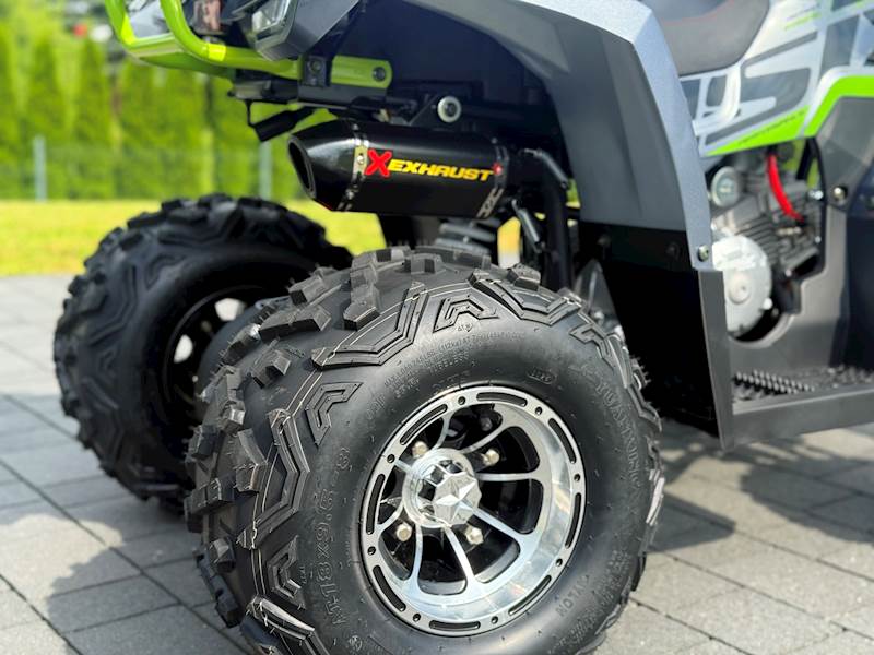 ASIX FOURCRAFT ALU 125CC 1+1 • Kolor: Szaro/limonkowy • Rodzaj skrzyni: Automat