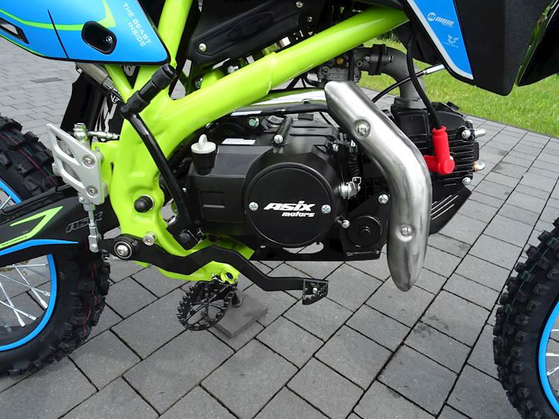 CROSS ASIX XB48 125CC 17/14 E-START • Kolor: Czerwono/niebieski • Rodzaj skrzyni: Manualna