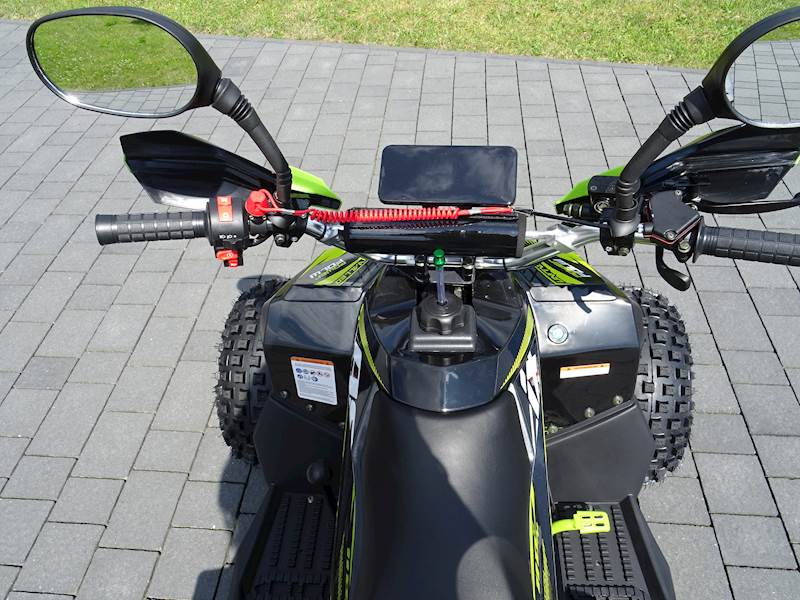QUAD ASIX MUDDY A2 110 7 1+1 • Kolor: Czarno/limonkowy