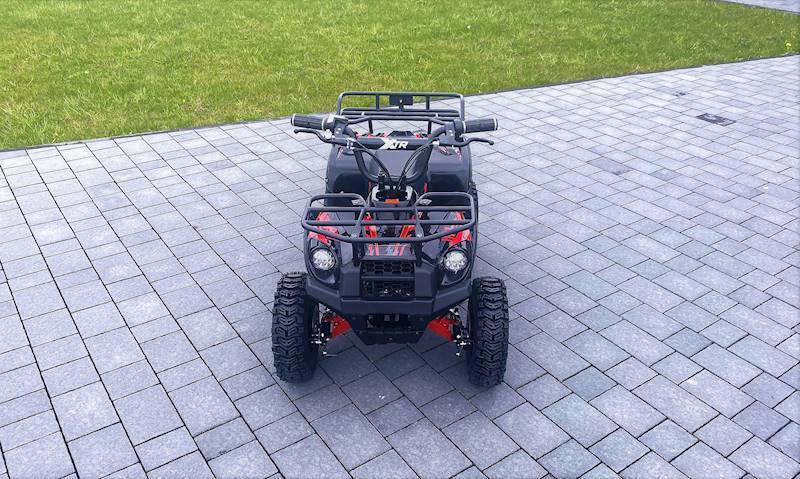 MINI QUAD XTR M9E/6 Elektryczny 1000W • Kolor: Czarno/czerwony
