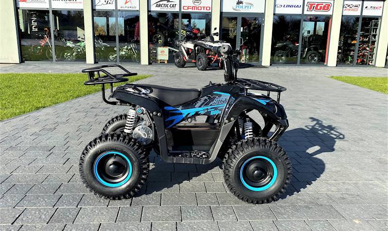MINI QUAD XTR M9E/6 Elektryczny 1000W • Kolor: Niebieski