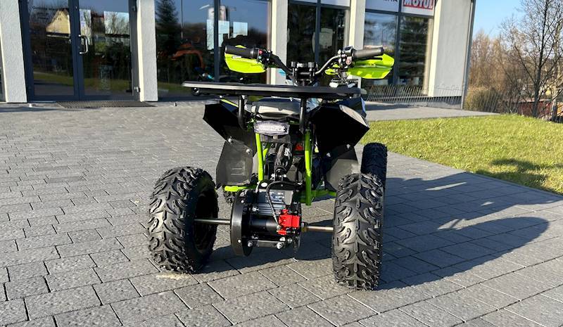 MINI QUAD ASIX E-M11/6 Elektryczny 1200W • Kolor: Czarno/zielony