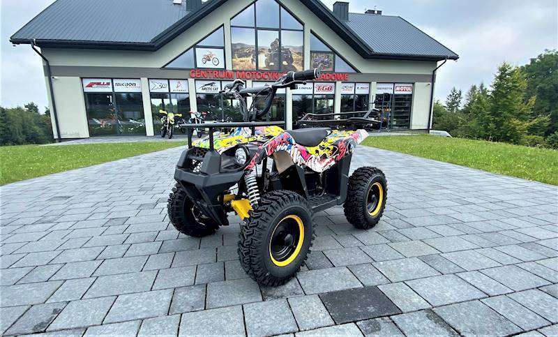 MINI QUAD XTR M9E/6 Elektryczny 1000W • Kolor: Biało/czarny