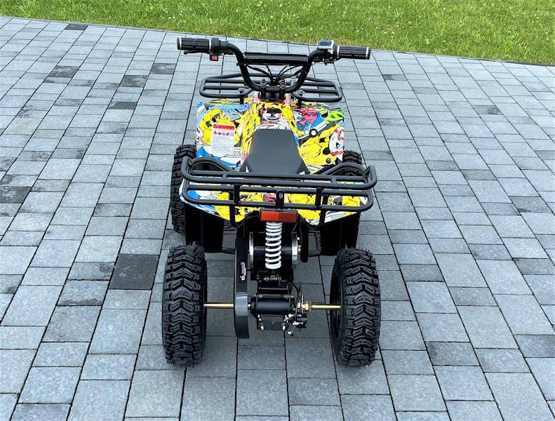 MINI QUAD XTR M9E/6 Elektryczny 1000W • Kolor: Biało/czarny