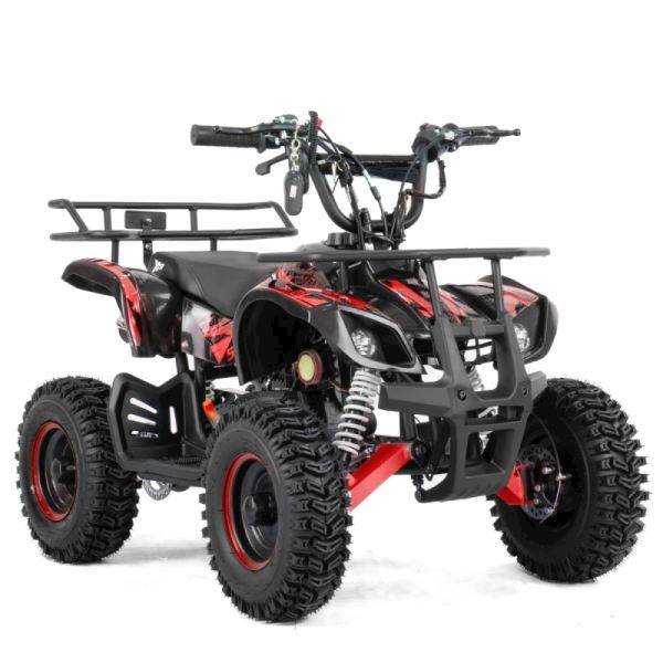 MINI QUAD XTR M7/6 E-START 2T 49CC • Kolor: Czarno/czerwony