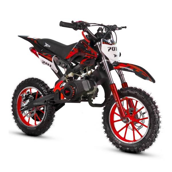 MINI CROSS XTR 701 2T 50CC PULL-START • Kolor: Czerwony
