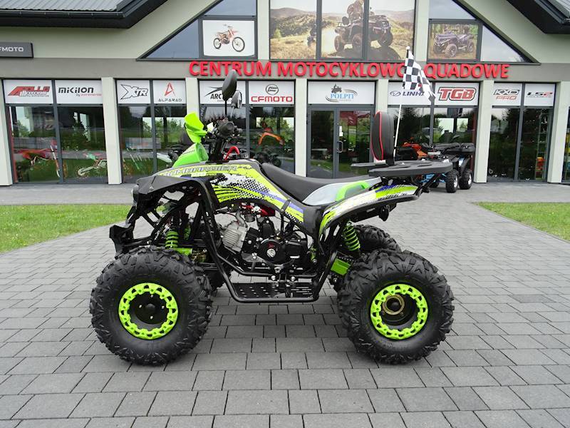 QUAD XTR 008/8 PRO 125 KOŁA 8" 3+1 • Kolor: Czarno/limonkowy