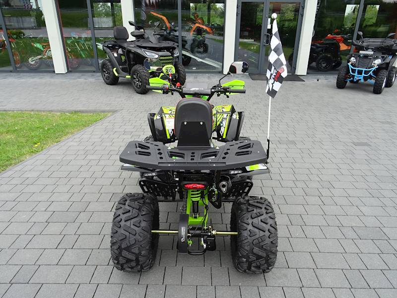 QUAD XTR 008/8 PRO 125 KOŁA 8" 3+1 • Kolor: Czarno/limonkowy