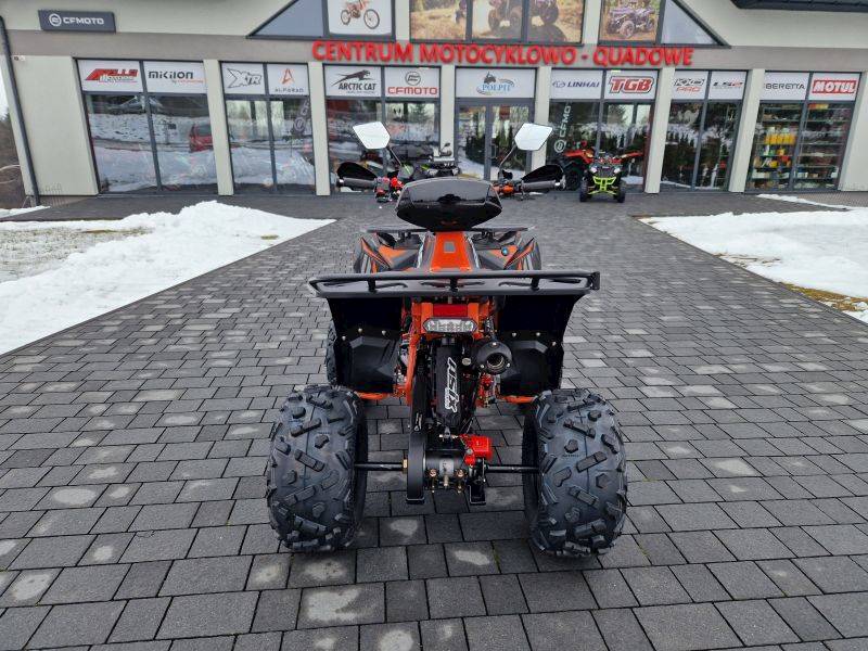 QUAD COMMANDER 8" 125CC • Kolor: Czarno/pomarańczowy • Rodzaj skrzyni: Półautomat 3+1