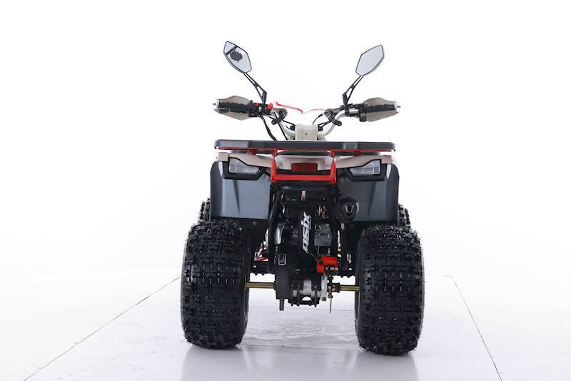 ASIX FOURCRAFT ALU 125CC • Kolor: Piaskowo/czerwony • Rodzaj skrzyni: Półautomat