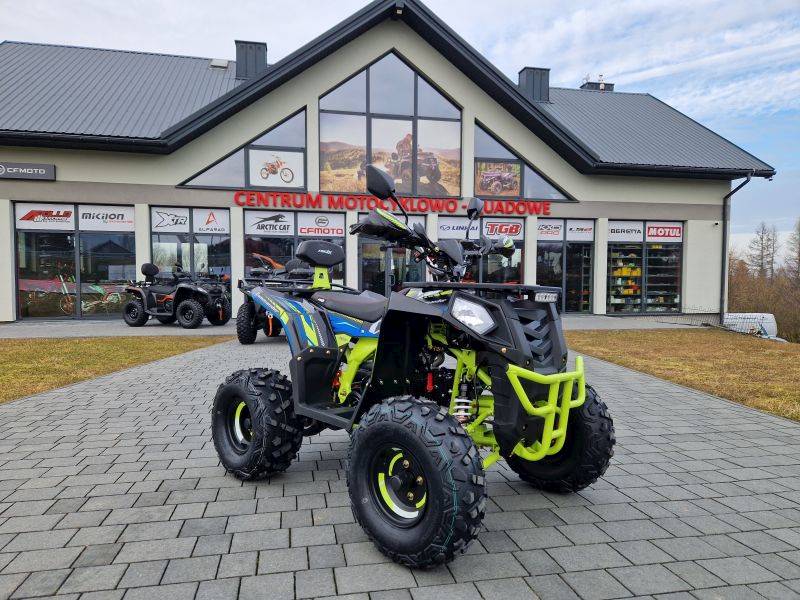 QUAD COMMANDER 8" 125CC • Kolor: Czarno/zielony • Rodzaj skrzyni: Półautomat 3+1