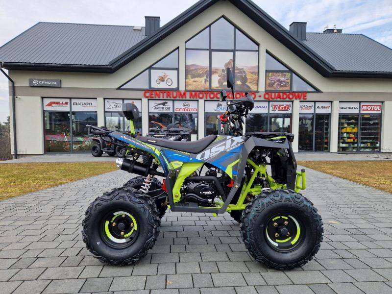QUAD COMMANDER 8" 125CC • Kolor: Czarno/zielony • Rodzaj skrzyni: Półautomat 3+1