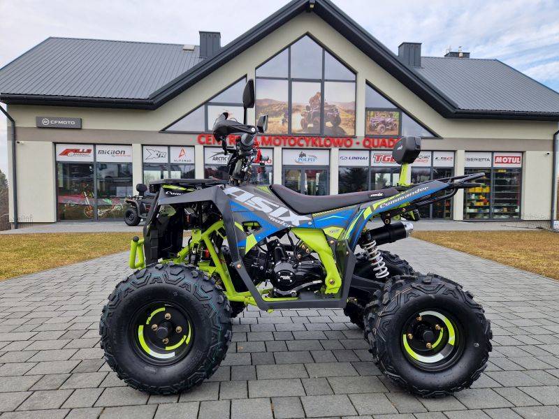 QUAD COMMANDER 8" 125CC • Kolor: Czarno/zielony • Rodzaj skrzyni: Półautomat 3+1
