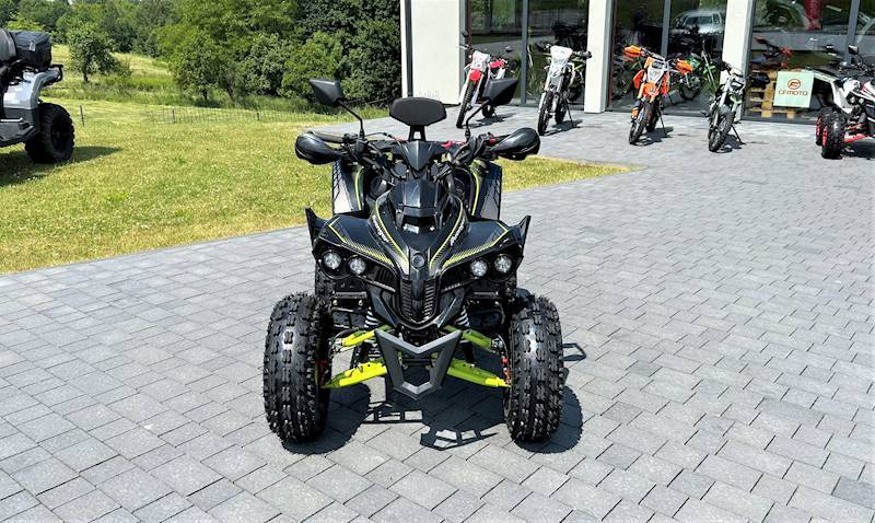 QUAD AVENGER 8" 125CC • Kolor: Czarno/limonkowy • Rodzaj skrzyni: Półautomat 3+1