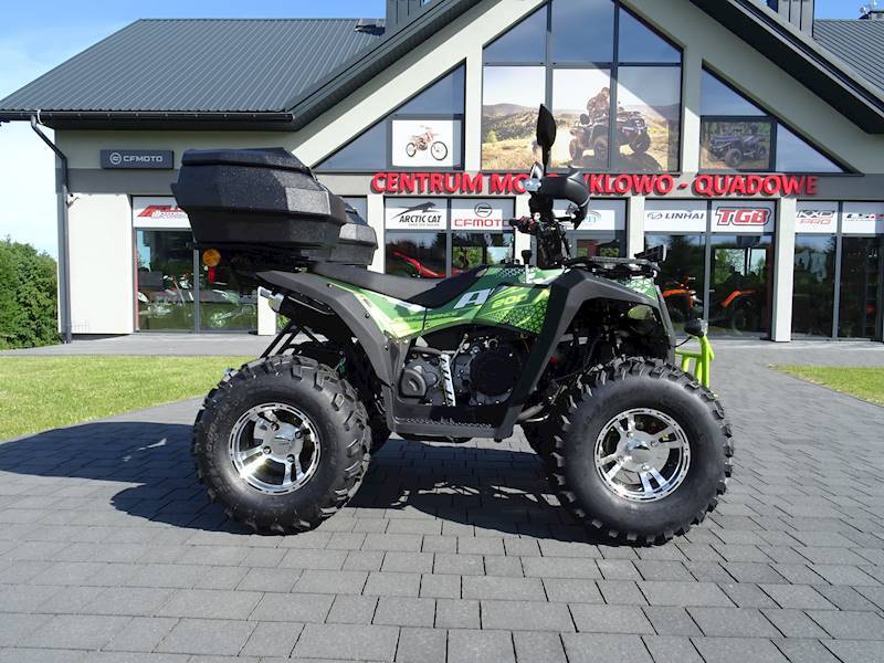 ASIX MAGNUM 200 AUTOMAT CVT EEC HOMOLOGACJA T3b • Kolor: Czarno/zielony • Pojemność: 200cm3