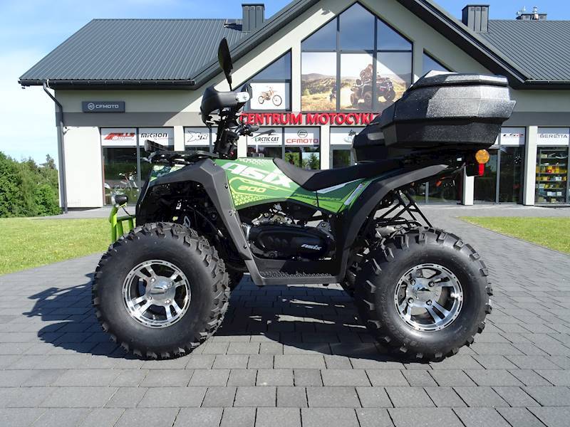 ASIX MAGNUM 200 AUTOMAT CVT EEC HOMOLOGACJA T3b • Kolor: Czarno/zielony • Pojemność: 200cm3