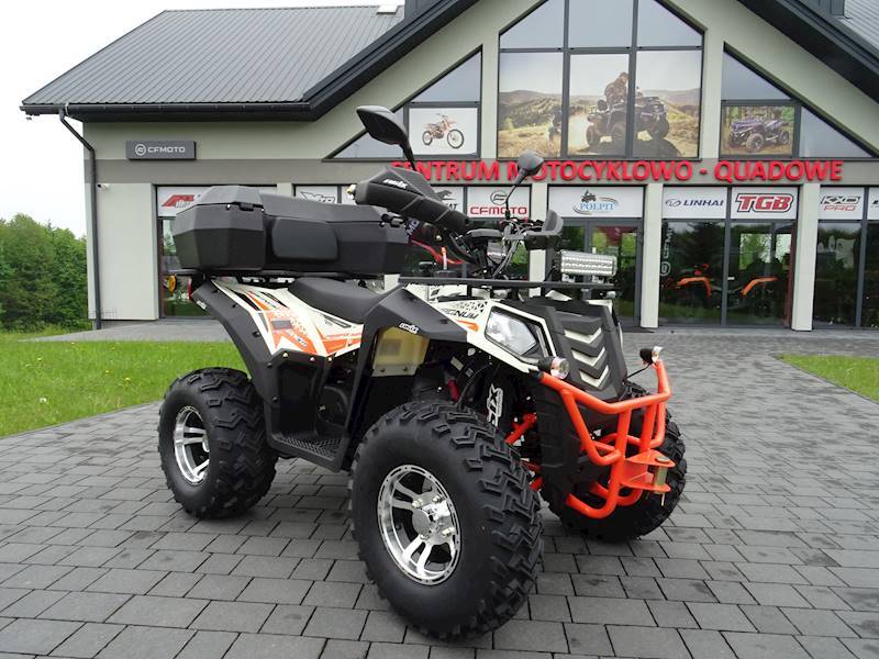 ASIX MAGNUM 200 AUTOMAT CVT EEC HOMOLOGACJA T3b • Kolor: Biało/pomarańczowy • Pojemność: 200cm3