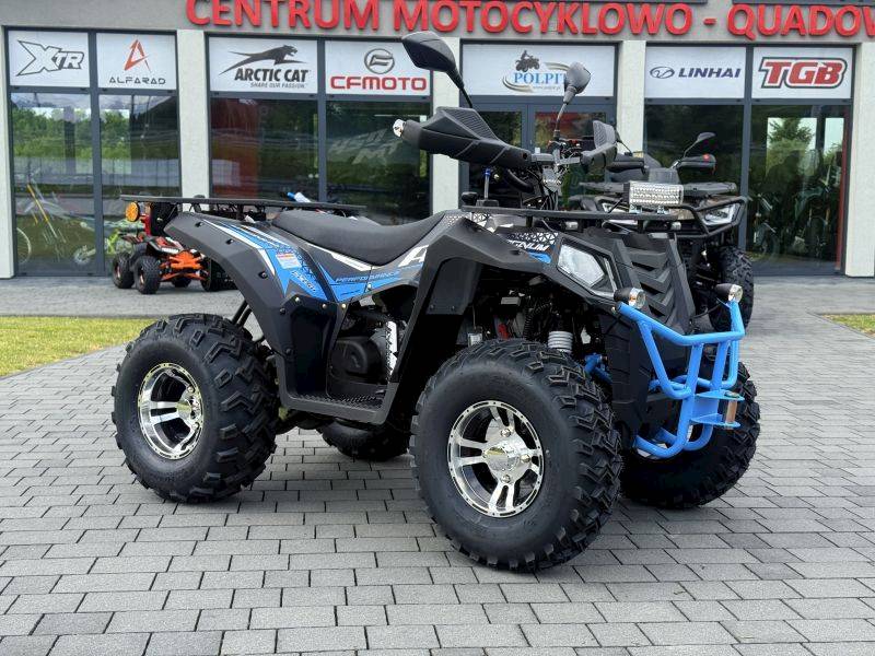 ASIX MAGNUM 200 AUTOMAT CVT EEC HOMOLOGACJA T3b • Kolor: Czarno/niebieski • Pojemność: 200cm3
