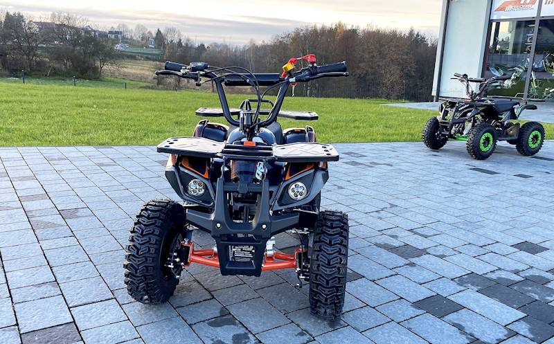 MINI QUAD ASIX M7/6 50CC PULL-START 2T • Kolor: Czarno/pomarańczowy