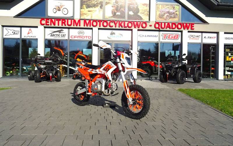 CROSS ASIX XB28 E-START 12/10 90CC • Kolor: Pomarańczowo/szary