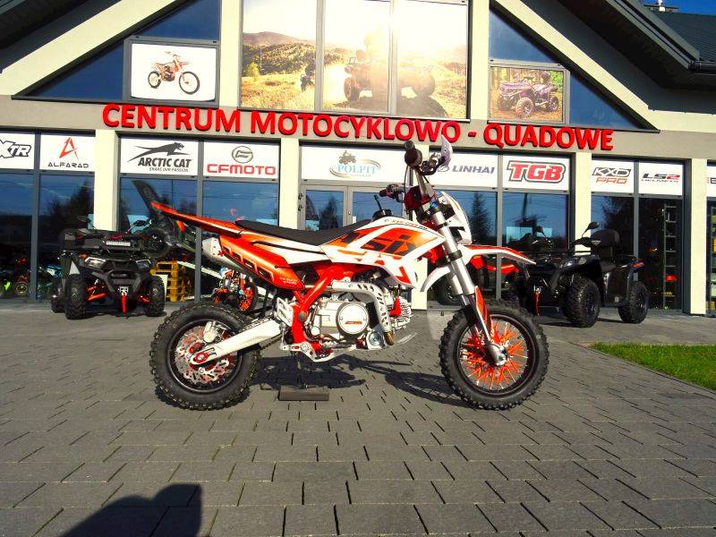 CROSS ASIX XB28 E-START 12/10 90CC • Kolor: Pomarańczowo/szary