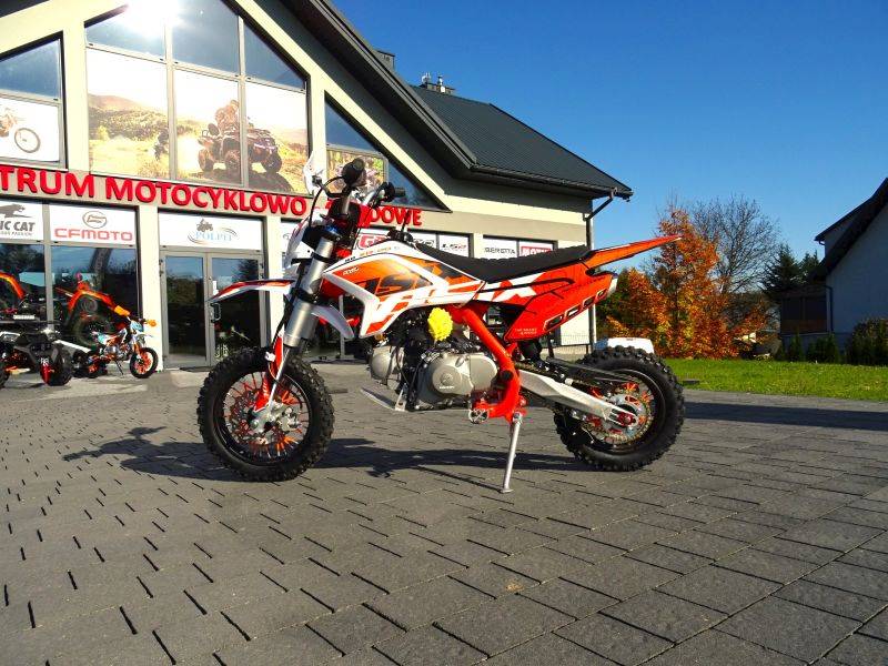 CROSS ASIX XB28 E-START 12/10 90CC • Kolor: Pomarańczowo/szary