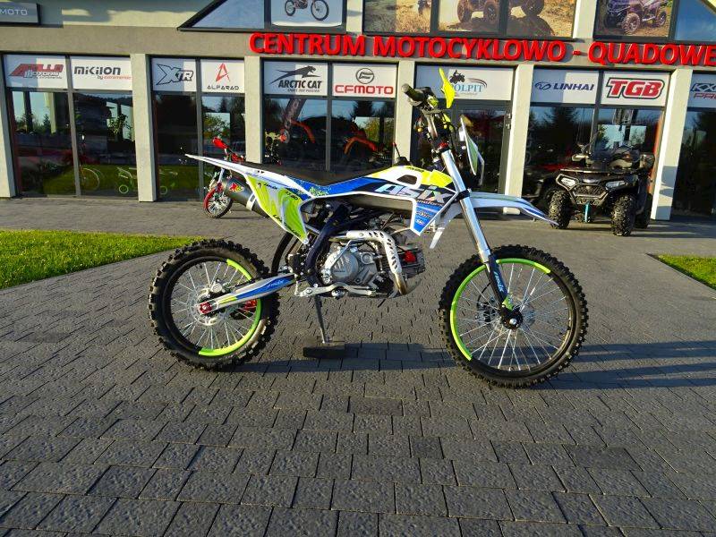 CROSS ASIX DT 190CC E-START 19/16 • Kolor: Niebiesko/limonkowy